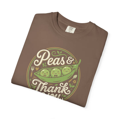 Peas & Thank You T-Shirt — Cute Polite Punny Graphic Tee