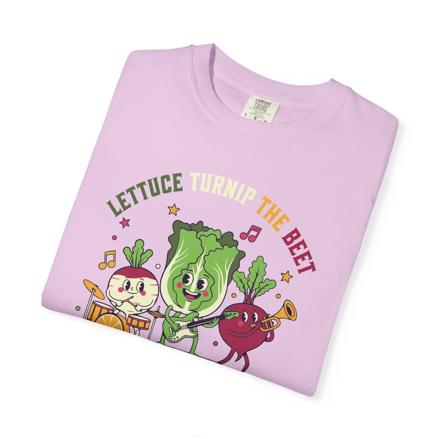 Lettuce Turnip The Beet T-Shirt — Cute Vegetable Band Graphic Tee