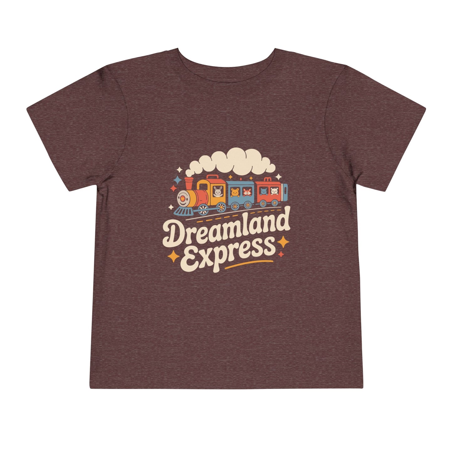 "Dreamland Express" Toddler Tee — Cute Train Kids Graphic T-Shirt