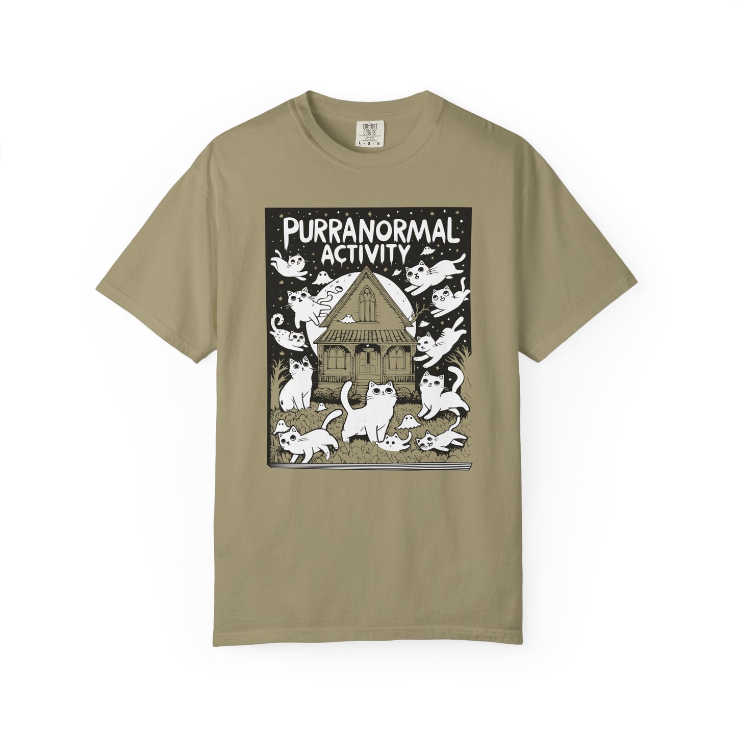 "Purranormal Activity" Cat T-Shirt — Spooky Paranormal Cat Lovers Graphic Tee