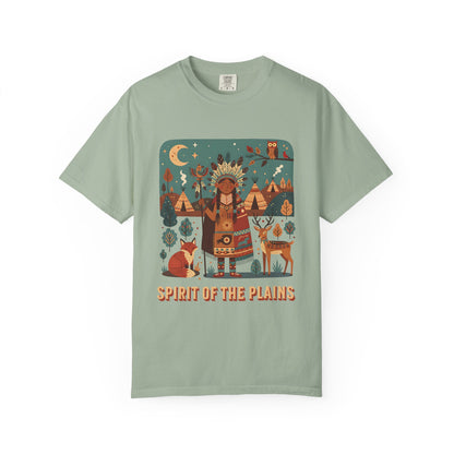 'Spirit of the Plains' T-Shirt — Native-Inspired Spiritual Graphic Tee