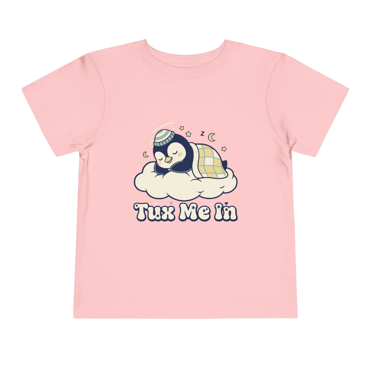 'Tux Me In' Toddler Tee —  Sleepy Penguin Short Sleeve Kids Shirt