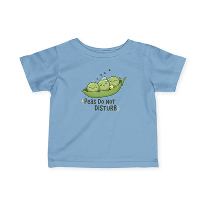 "Peas Do Not Disturb" Infant Tee — Cute Sleeping Peas Baby Shirt