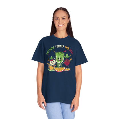 Lettuce Turnip The Beet T-Shirt — Cute Vegetable Band Graphic Tee