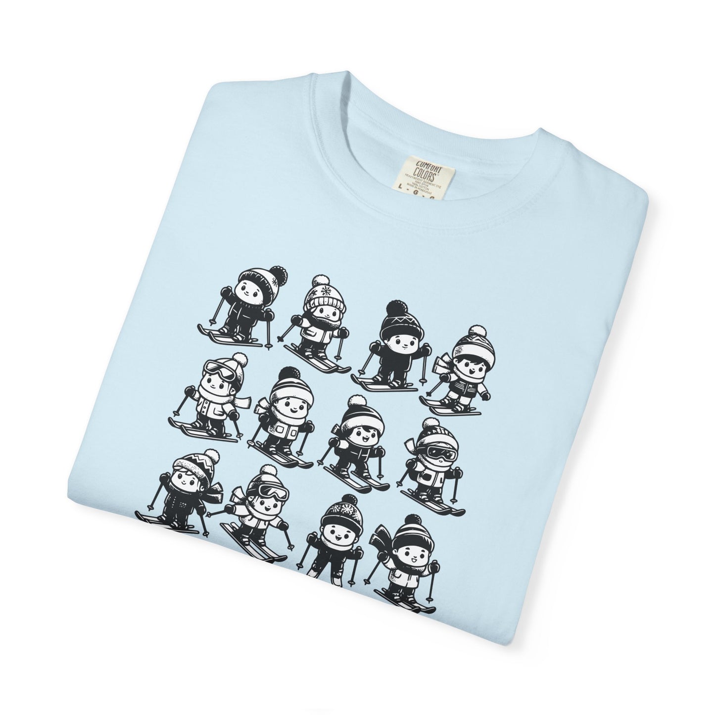 Chairlifts & Hot Chocolate T-Shirt — Cute Ski Lovers Winter Tee