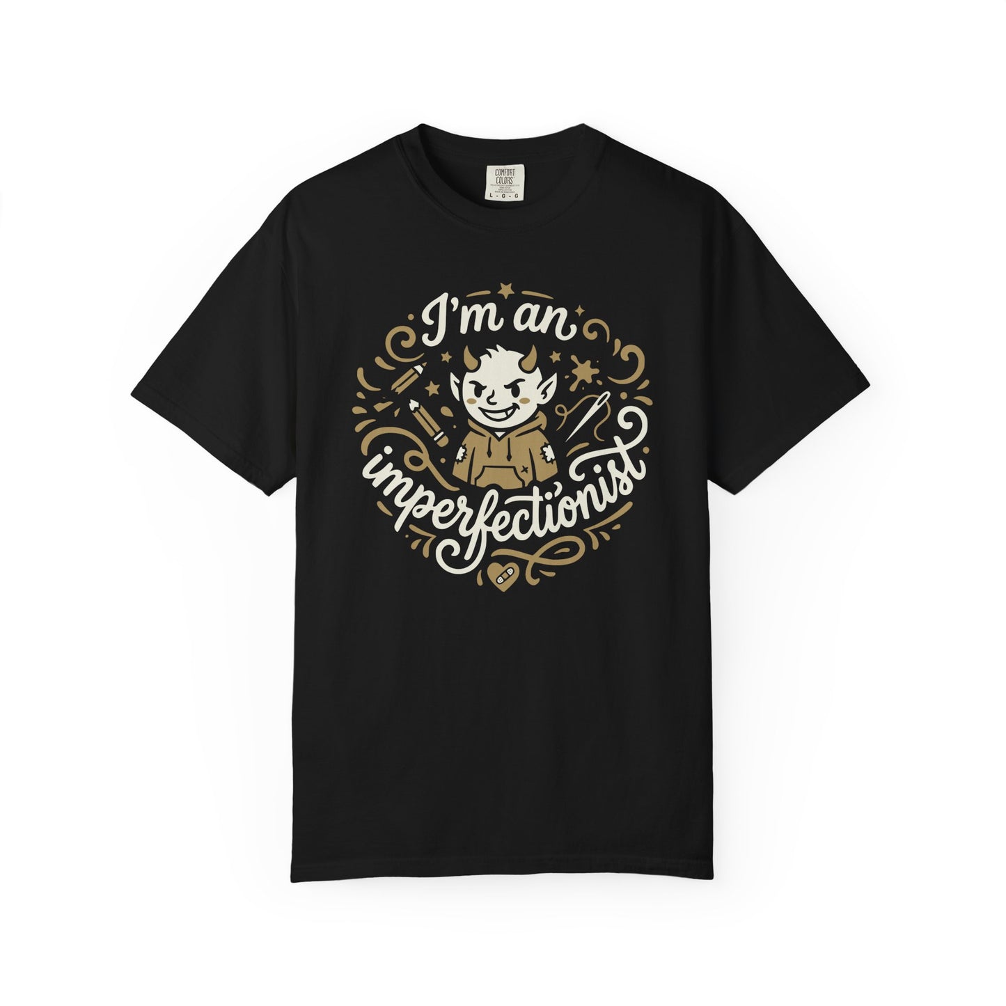 "I'm an Imperfectionist" Graphic T-Shirt — Retro Cute Self-Love Funny Imp Tee