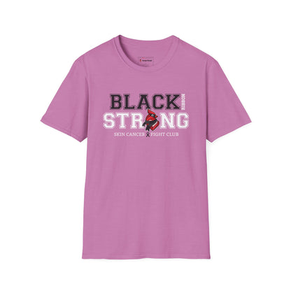 Black Ribbon Strong T-Shirt — Skin Cancer Fight Club Awareness Tee