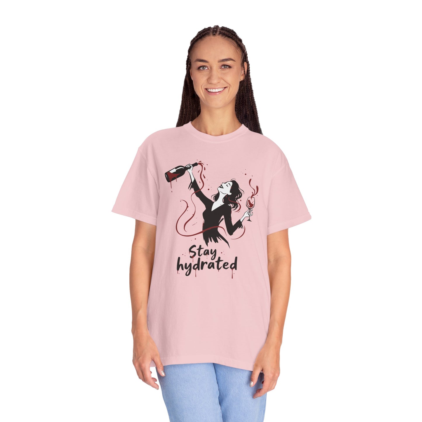 Stay Hydrated Wine T-Shirt — Funny Wine Lover Graphic Tee