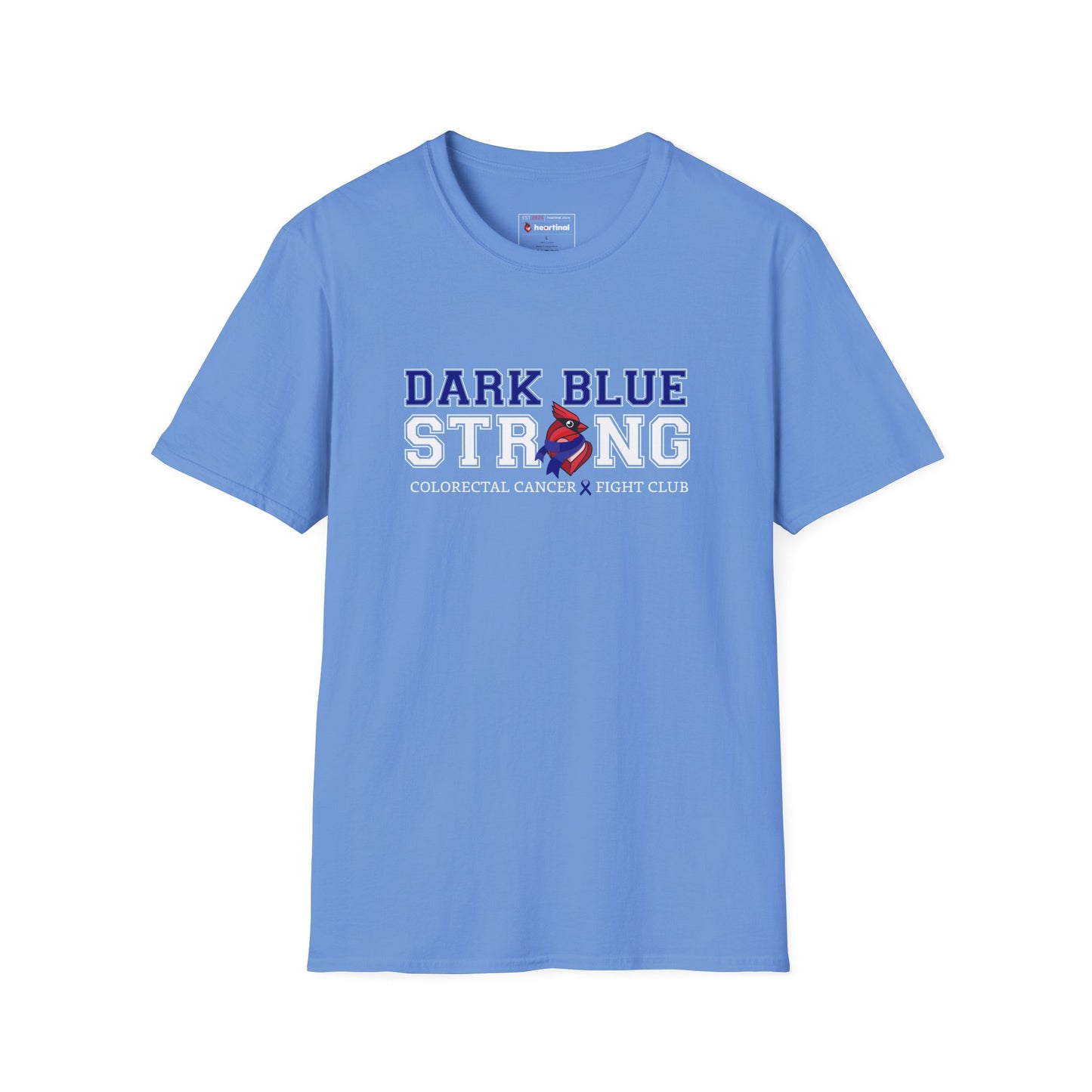 Dark Blue Strong T-Shirt — Colorectal Cancer Awareness Support Tee