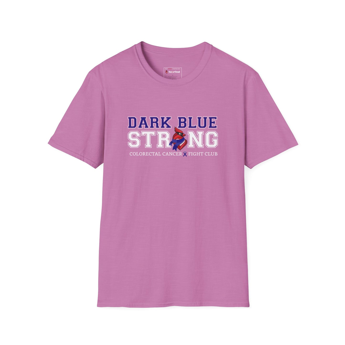 Dark Blue Strong T-Shirt — Colorectal Cancer Awareness Support Tee