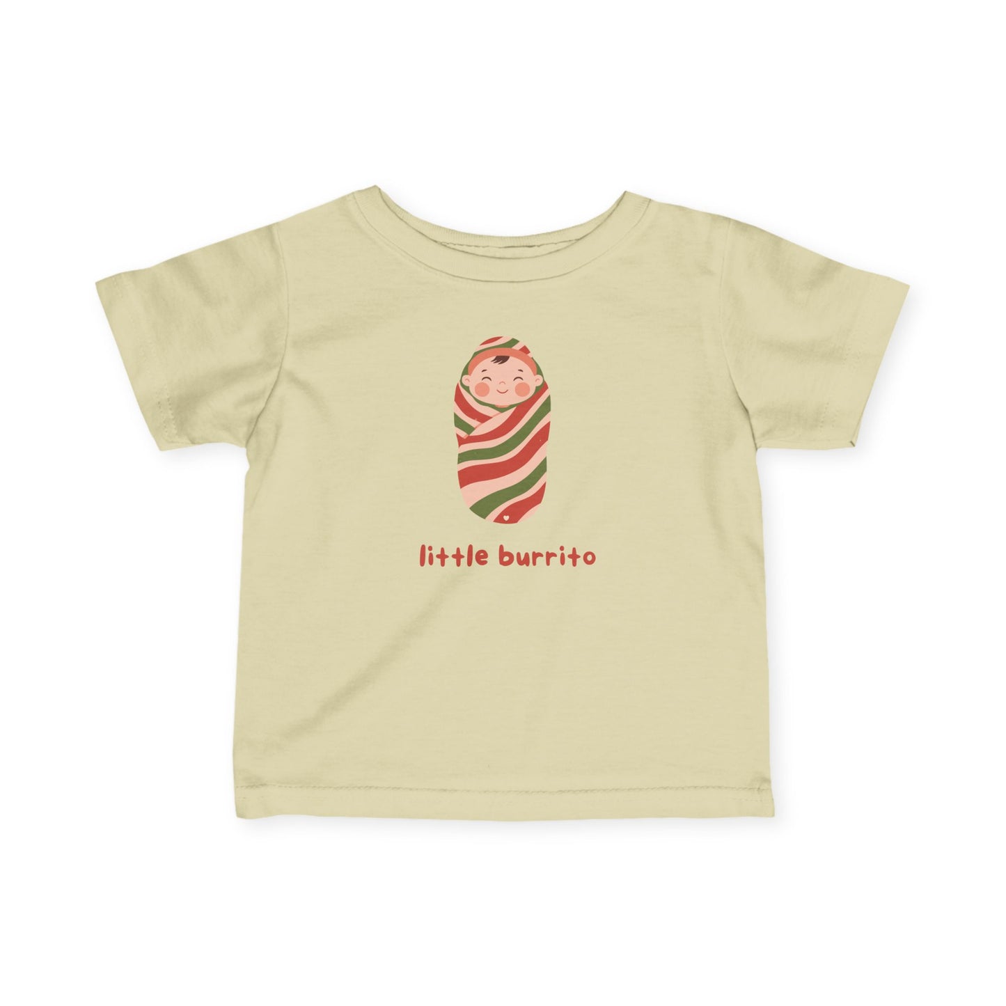 'Little Burrito' Infant Tee — Adorable Swaddle Baby Shirt