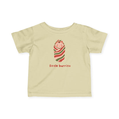 'Little Burrito' Infant Tee — Adorable Swaddle Baby Shirt
