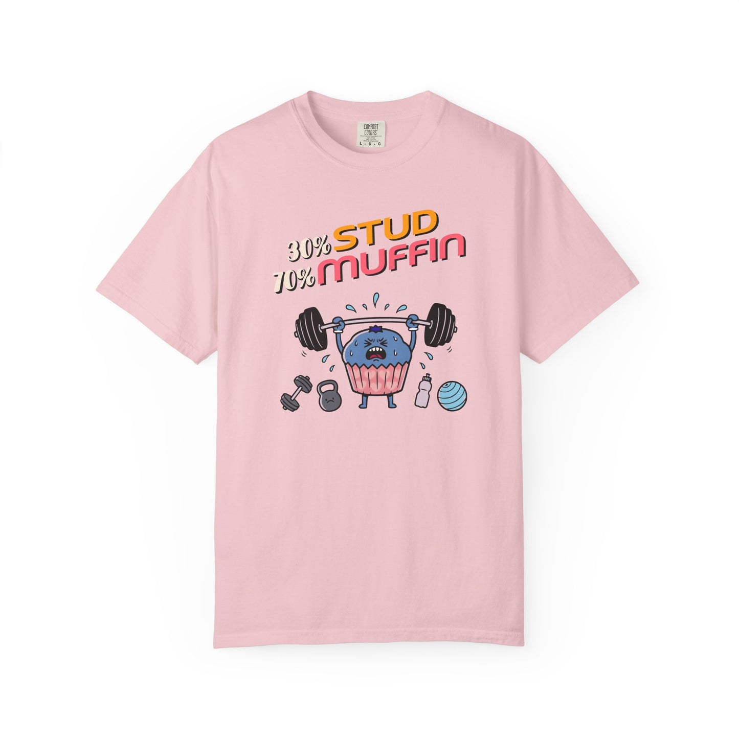 "Stud Muffin" T-Shirt — Cute Funny Gym Cupcake Fitness Design