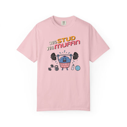 "Stud Muffin" T-Shirt — Cute Funny Gym Cupcake Fitness Design