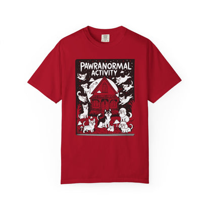 "Pawranormal Activity" Dog T-Shirt - Haunted House Fun Graphic Tee