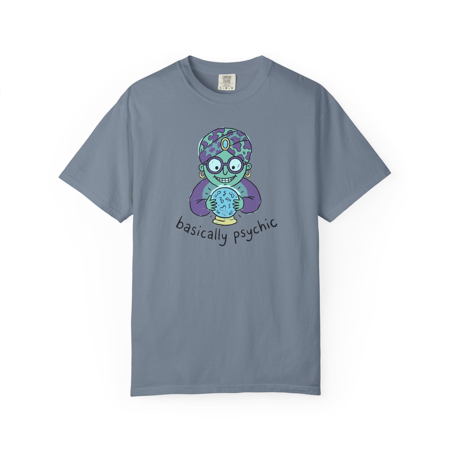 "Basically Psychic" T-Shirt - Cute Fortune Teller Graphic Tee