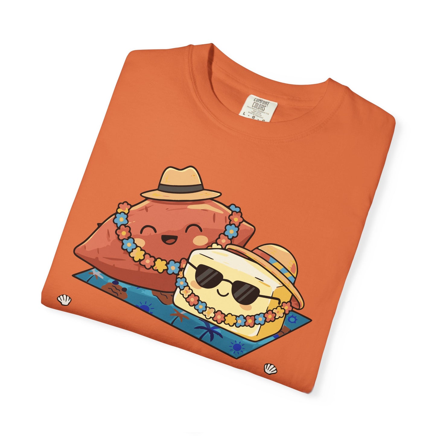 "On vacation? I sure yam!" Couples Tee — Cute Yam Butter Summer Vacation Vibes T-Shirt