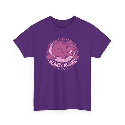 Bearly Awake T-Shirt — Cute Sleeping Bear Graphic Tee