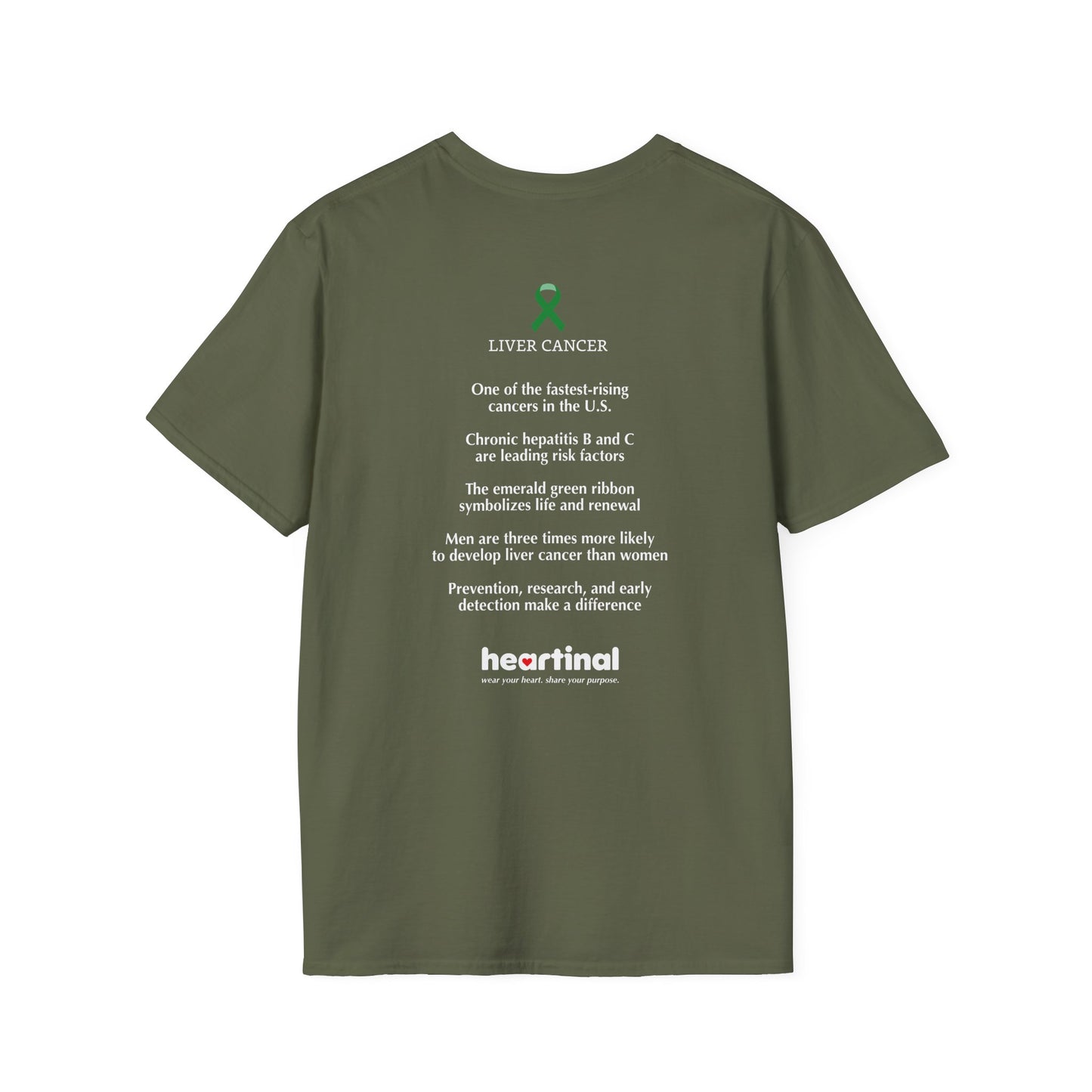 Emerald Strong T-Shirt — Liver Cancer Fight Club Awareness Tee