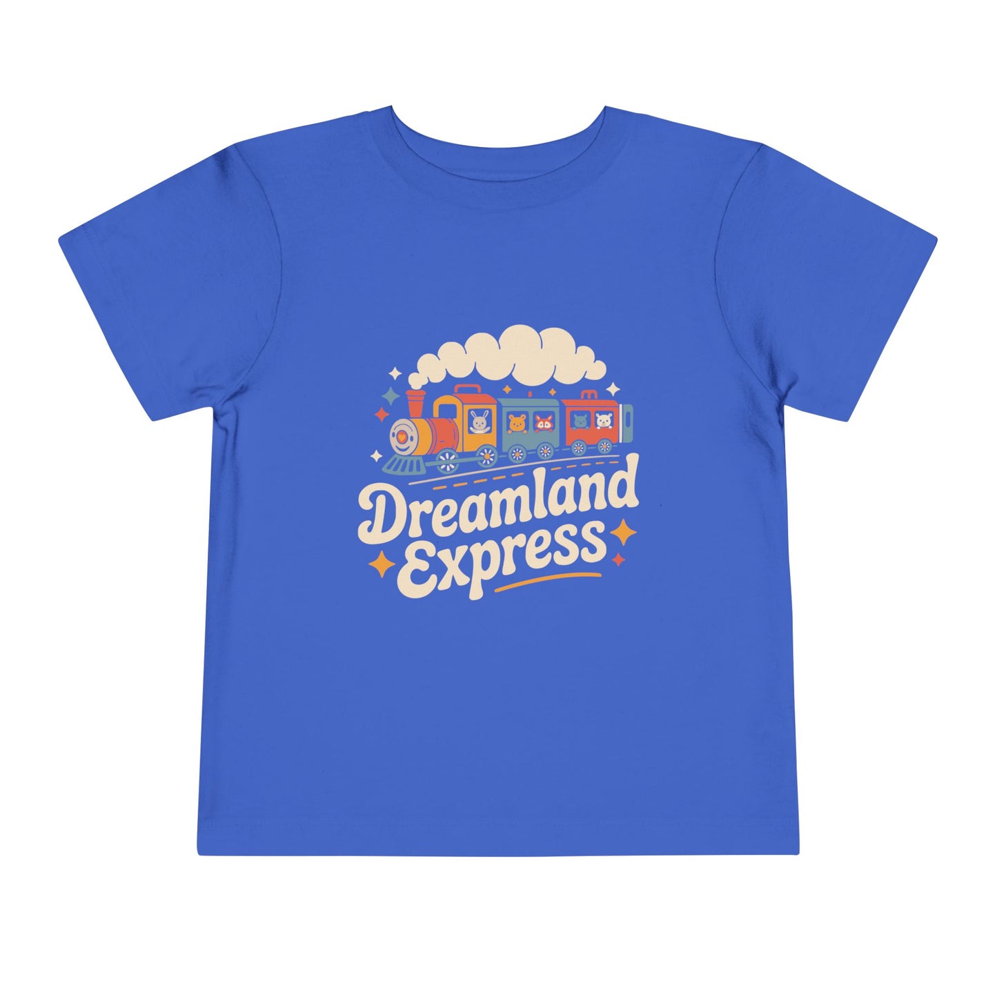 "Dreamland Express" Toddler Tee — Cute Train Kids Graphic T-Shirt