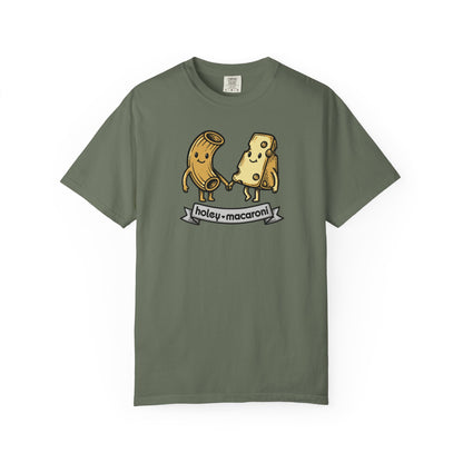 Holey Macaroni T-Shirt — Funny Mac & Cheese Graphic Vintage Tee
