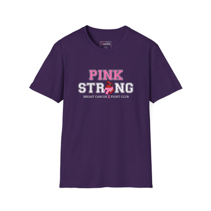 Pink Strong T-Shirt — Breast Cancer Fight Club Awareness Tee