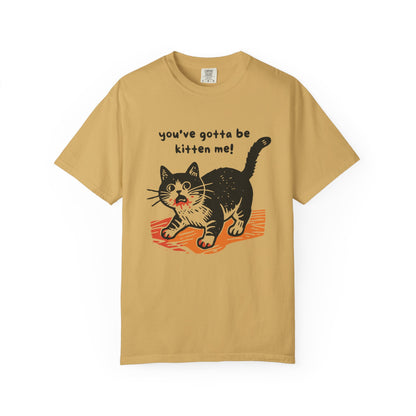 "You've Gotta Be Kitten Me!" Cat Graphic T-Shirt — Cute Retro Playful Kitty Tee