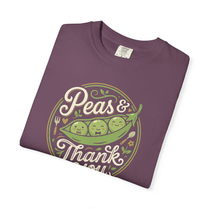 Peas & Thank You T-Shirt — Cute Polite Punny Graphic Tee