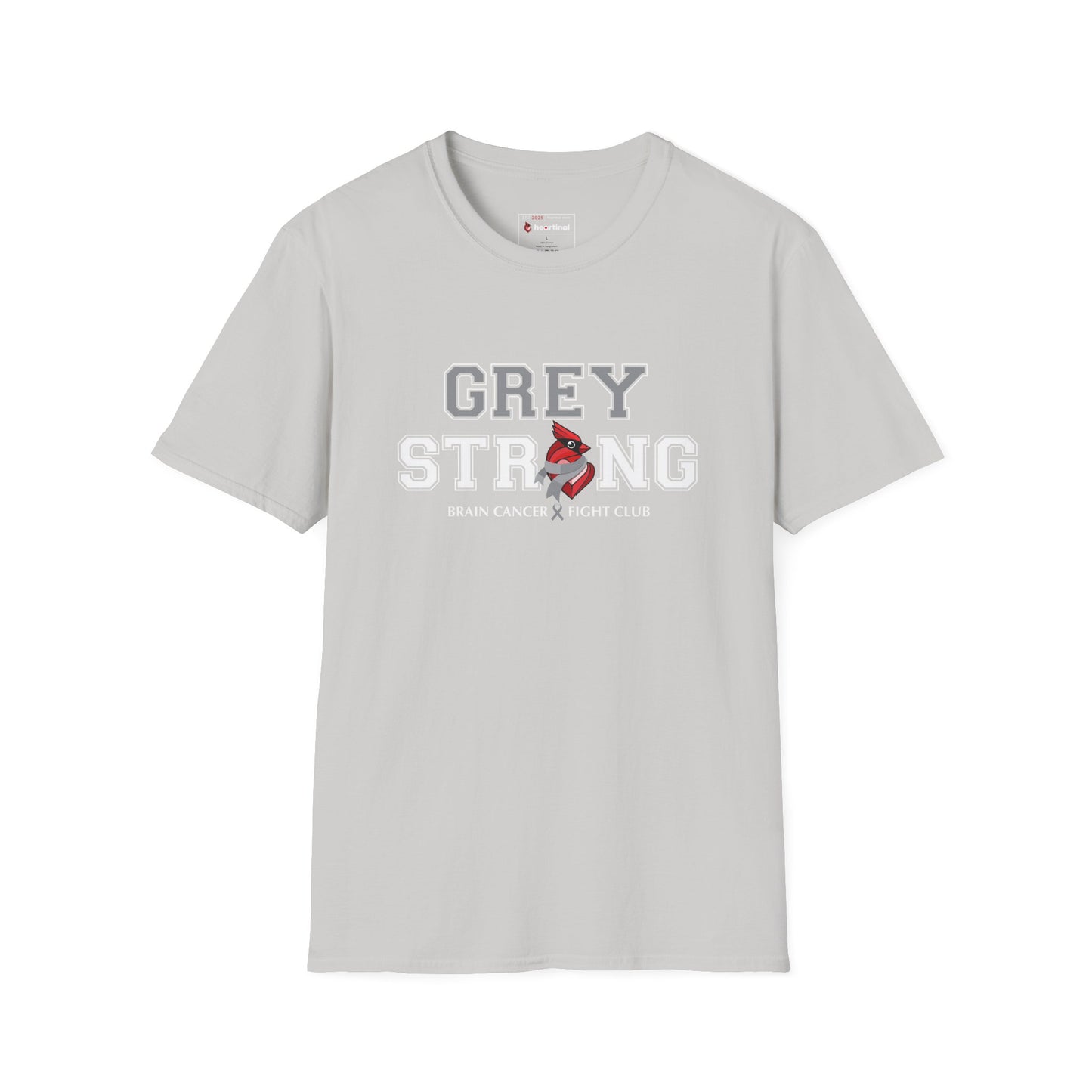 Grey Strong T-Shirt – Brain Cancer Fight Club Support Tee