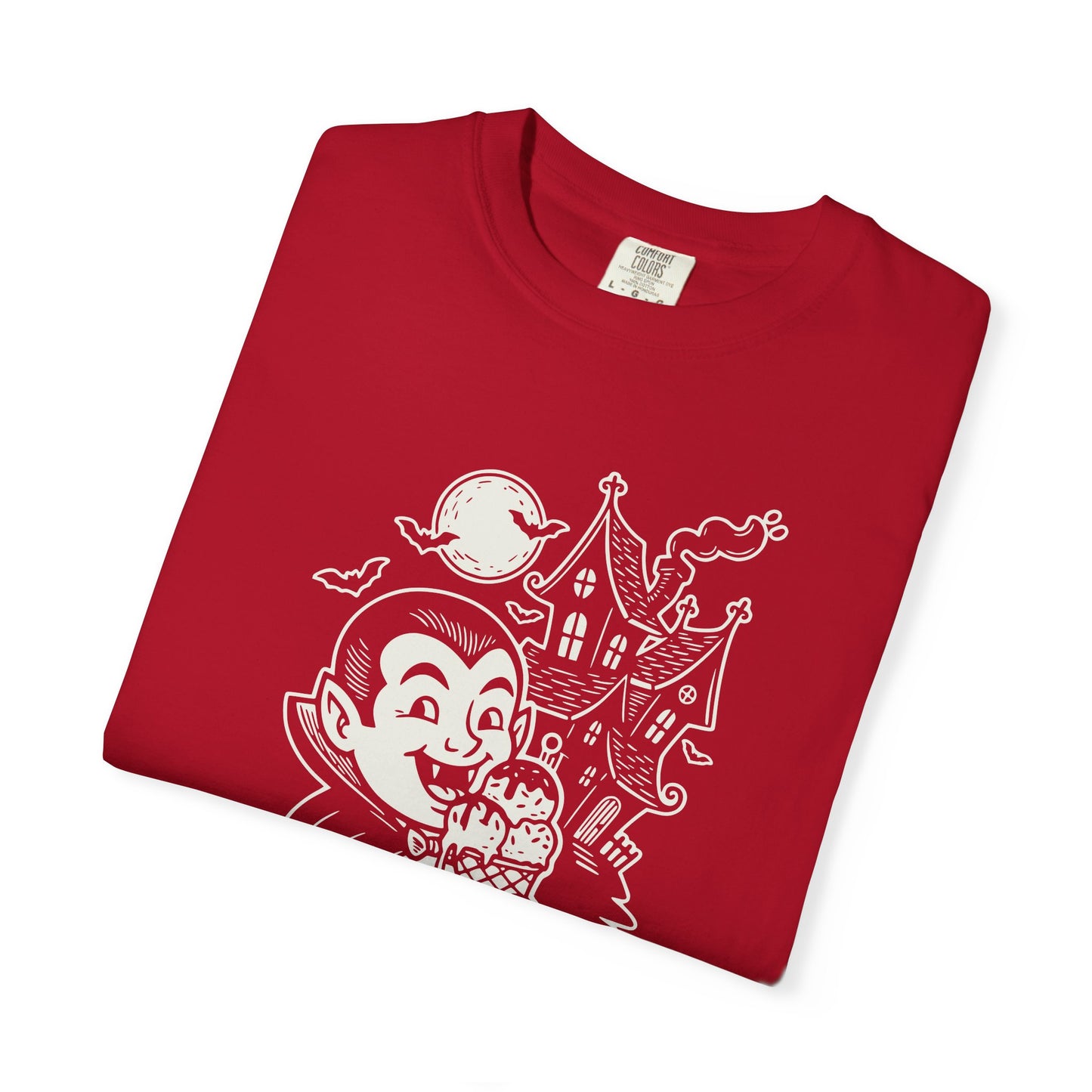 "Sweet Fang" Vampire Ice Cream Tee —  Halloween Graphic T-Shirt
