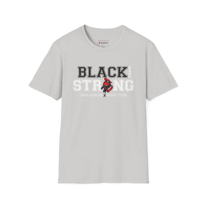 Black Ribbon Strong T-Shirt — Skin Cancer Fight Club Awareness Tee