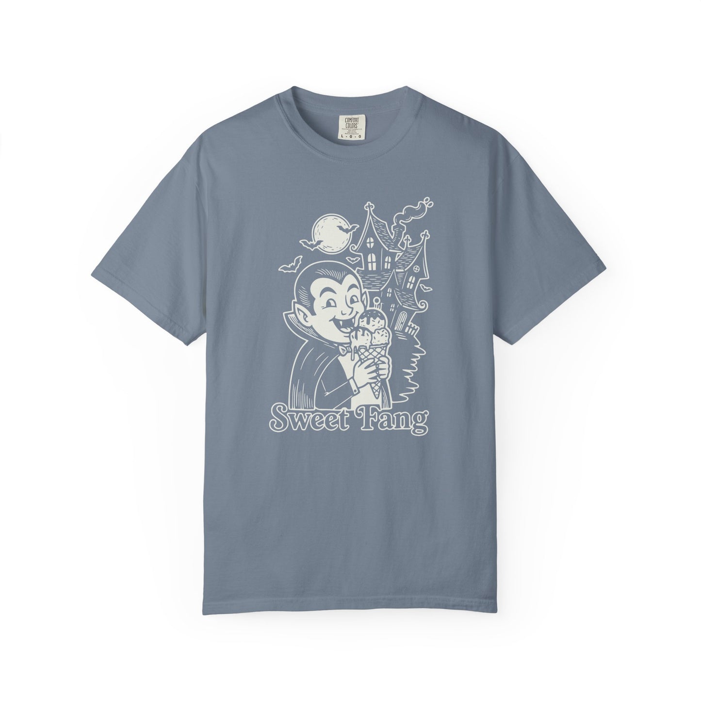 "Sweet Fang" Vampire Ice Cream Tee —  Halloween Graphic T-Shirt