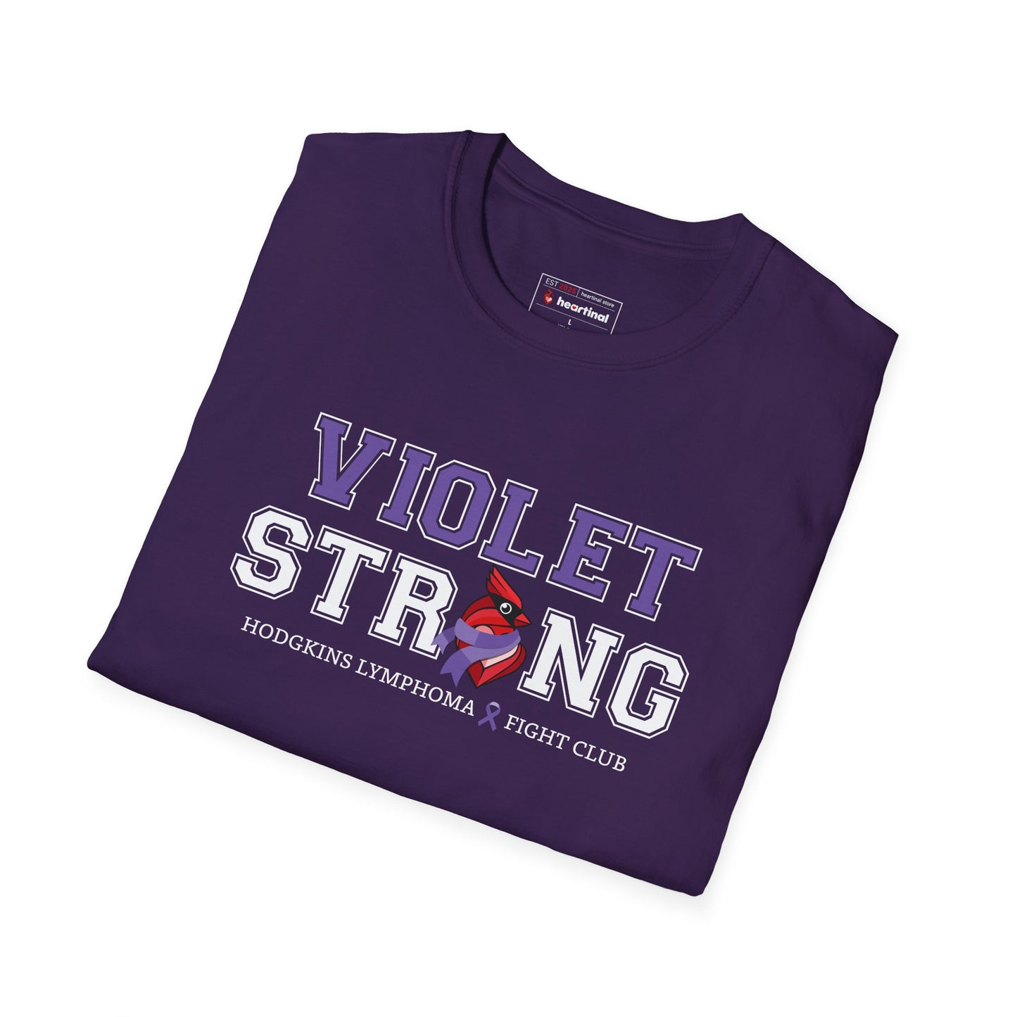 Violet Strong T-Shirt — Hodgkin's Lymphoma Cancer Awareness Tee
