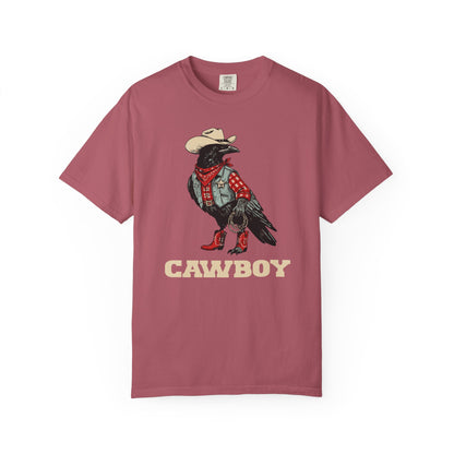 "Cawboy" Couples Tee — Western Crow Cowboy Graphic T-Shirt