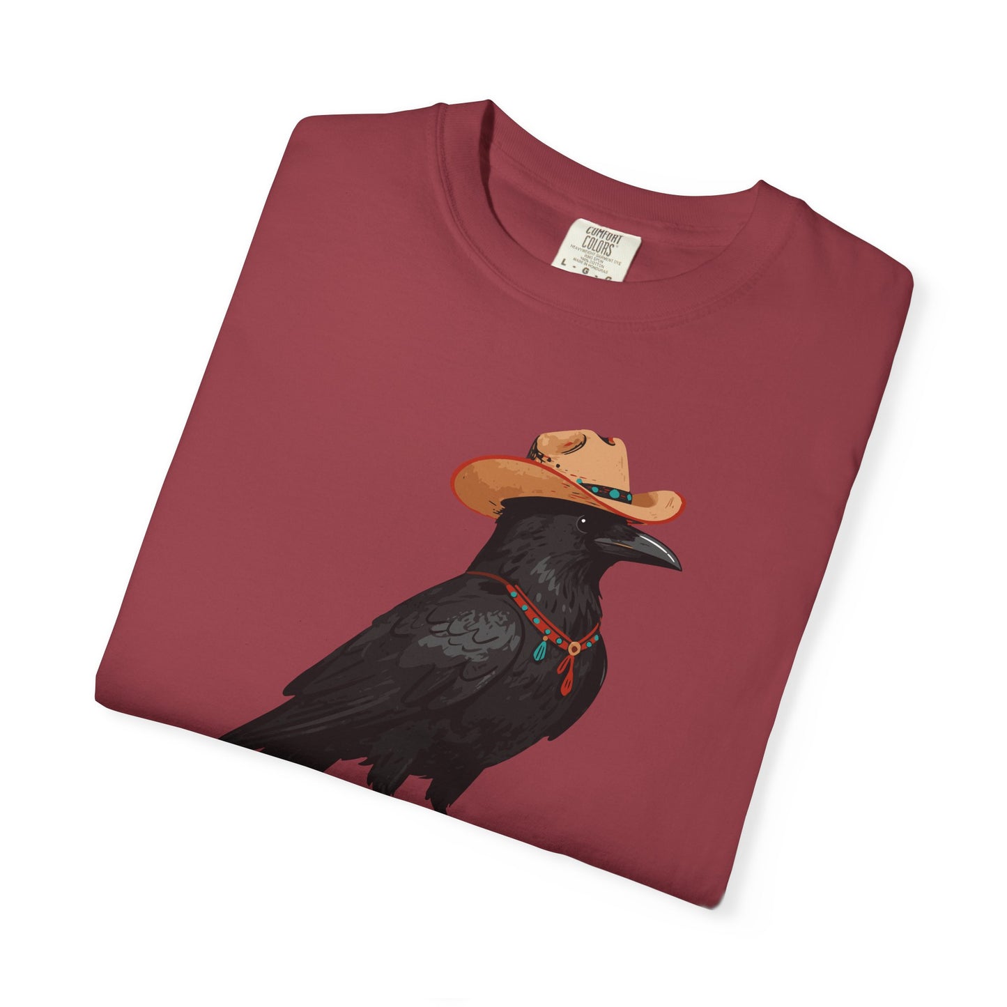 "Cawgirl" Couples Tee  — Western Raven Cowgirl Graphic T‑Shirt