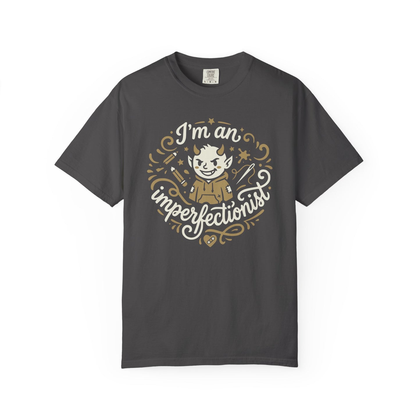 "I'm an Imperfectionist" Graphic T-Shirt — Retro Cute Self-Love Funny Imp Tee