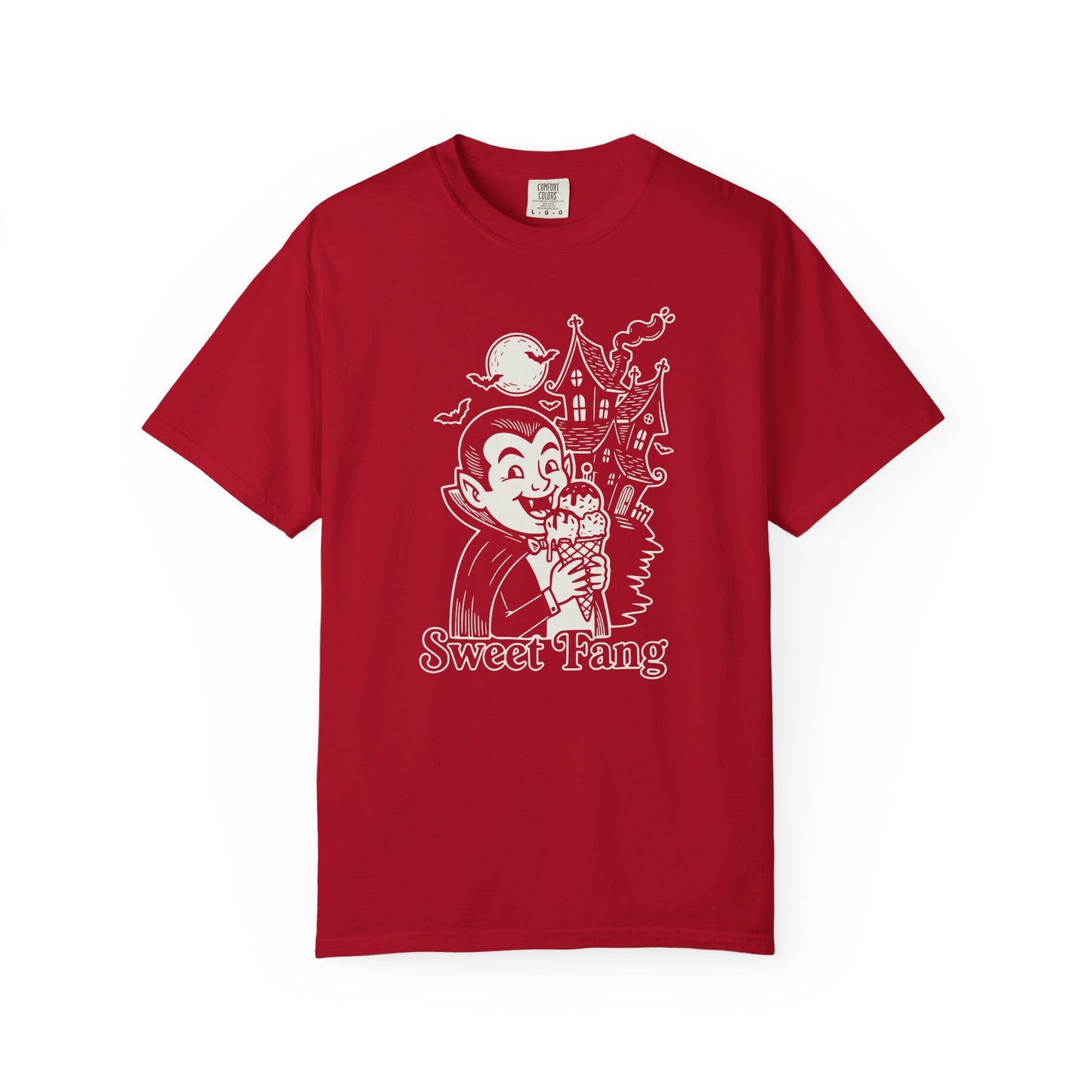 "Sweet Fang" Vampire Ice Cream Tee —  Halloween Graphic T-Shirt