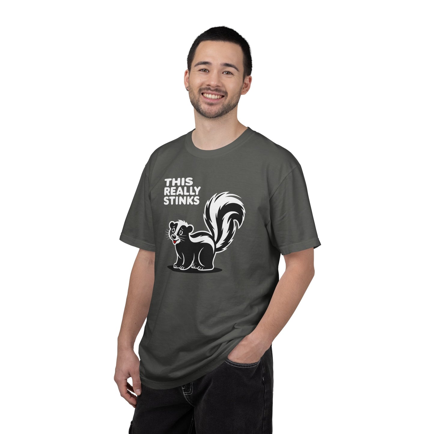 "This Really Stinks" Funny Vintage Animal Tee — Skunk Graphic T-Shirt