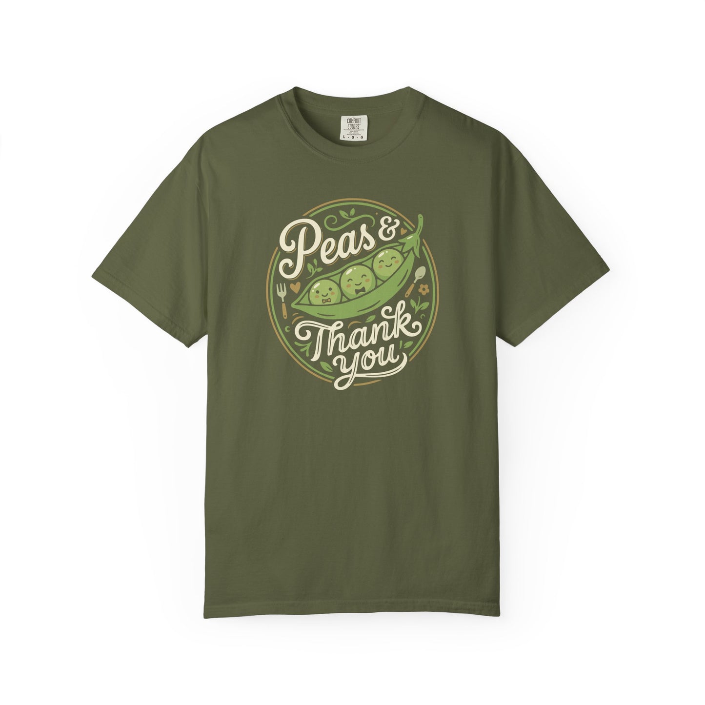 Peas & Thank You T-Shirt — Cute Polite Punny Graphic Tee