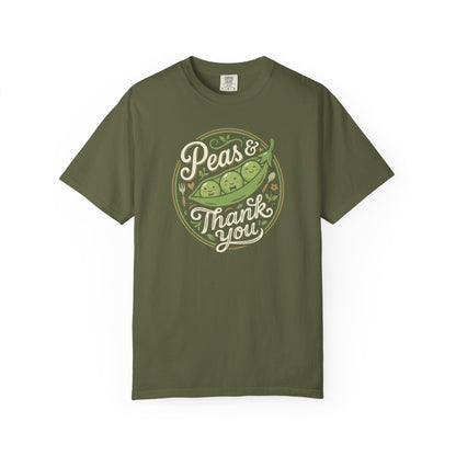 Peas & Thank You T-Shirt — Cute Polite Punny Graphic Tee