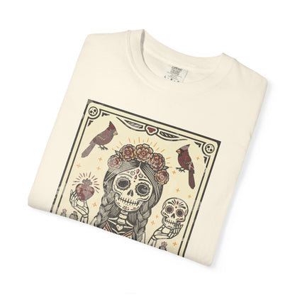 "La Muerte Amada" T-Shirt — Day of the Dead Skull Art Tee