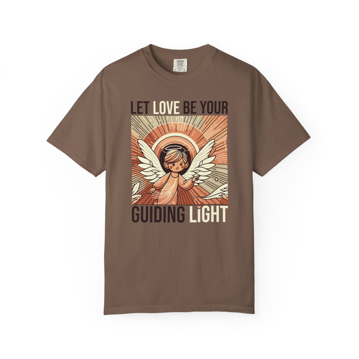 Let Love Be Your Guiding Light T-Shirt — Angelic Inspirational Graphic Tee