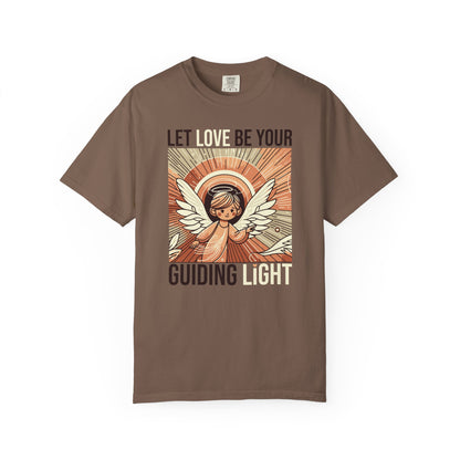 Let Love Be Your Guiding Light T-Shirt — Angelic Inspirational Graphic Tee