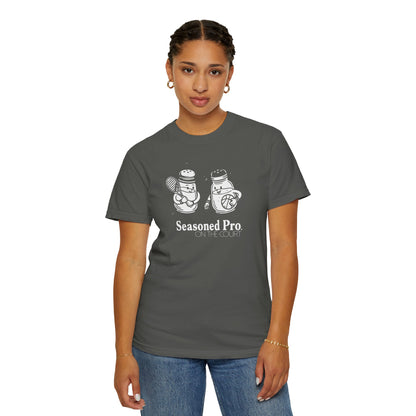 "Seasoned Pro on the Court" T-Shirt — Cute Salt & Pepper Shakers Athletic Graphic Tee