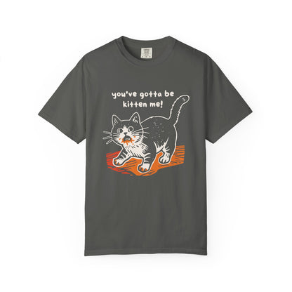 "You've Gotta Be Kitten Me!" Cat Graphic T-Shirt — Cute Retro Playful Kitty Tee