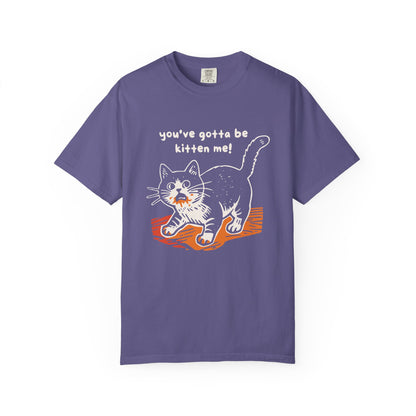 "You've Gotta Be Kitten Me!" Cat Graphic T-Shirt — Cute Retro Playful Kitty Tee