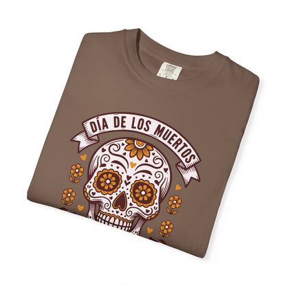Día de los Muertos Sugar Skull T-Shirt — Floral Calavera Day of the Dead Tee
