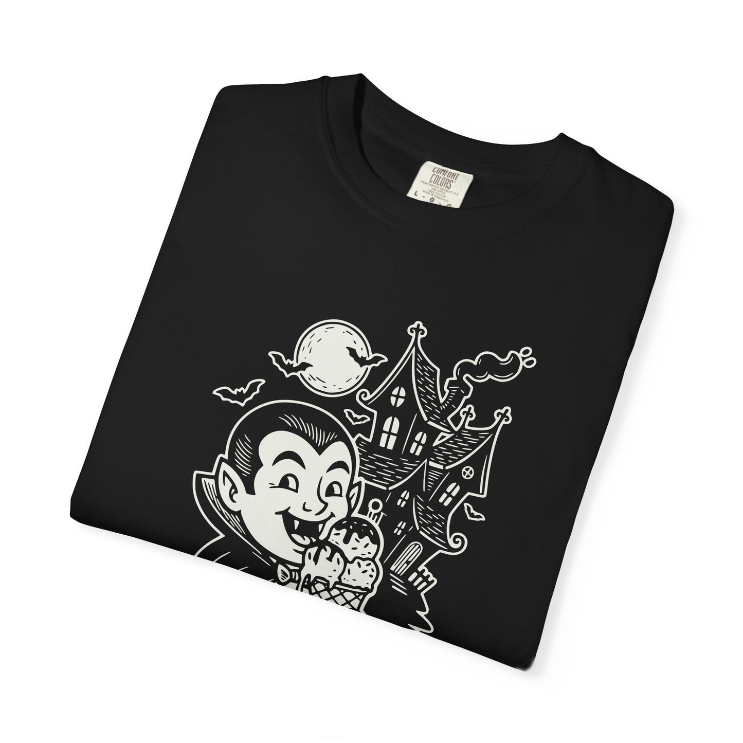 "Sweet Fang" Vampire Ice Cream Tee —  Halloween Graphic T-Shirt