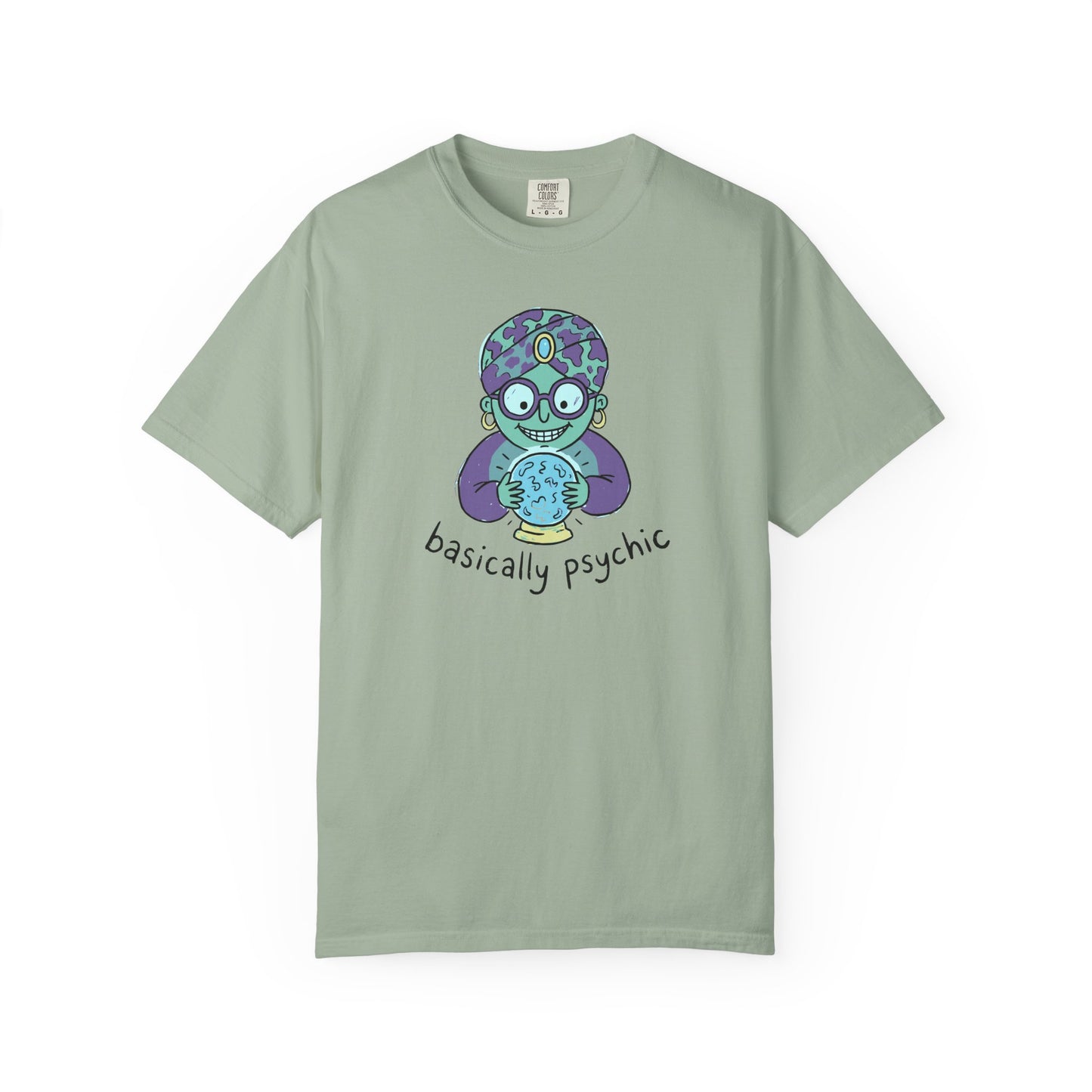 "Basically Psychic" T-Shirt - Cute Fortune Teller Graphic Tee