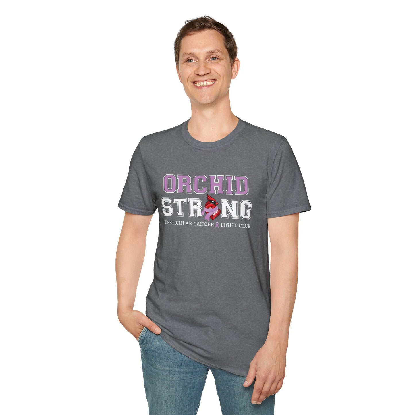Orchid Strong T-Shirt — Testicular Cancer Fight Club Awareness Tee